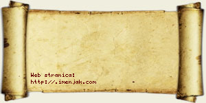 Jana Harači vizit kartica